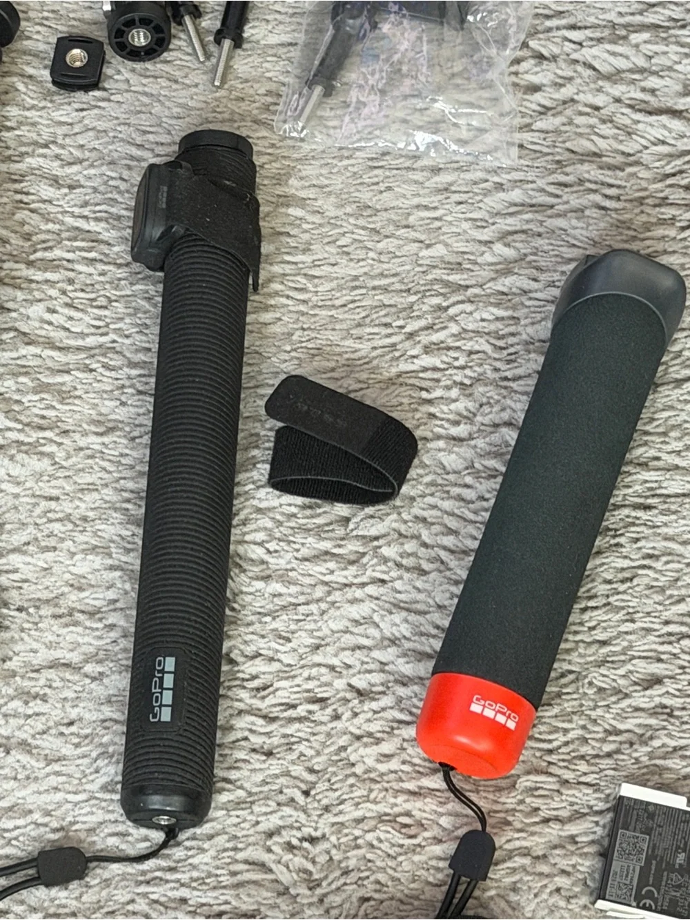 GoPro Extension Stick & Black and Red Floating Handle Accessory Kit